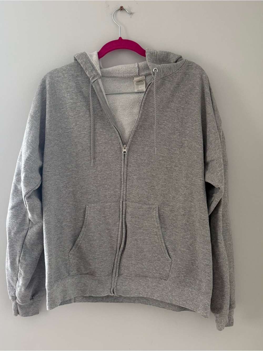 Hanes Women's Full-Zip Hoodie - Gray
